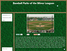Tablet Screenshot of littleballparks.com